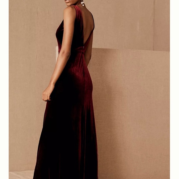 Anthropologie Jenny Yoo Logan Velvet Dress - Picture 2 of 7